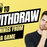 Visual showing that user learn how to withdraw from Raja Game